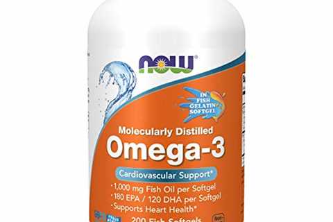 NOW Foods NOW Supplements, Omega-3 180 EPA / 120 DHA, Molecularly Distilled, Cardiovascular..