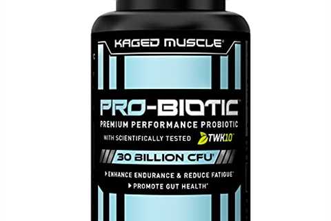 Kaged Muscle Probiotic Supplement with 30 Billion CFU, World's First Performance Probiotics for Men ..