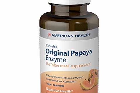 American Health Chewable Multi-Enzymes, Original Papaya, 250 Count