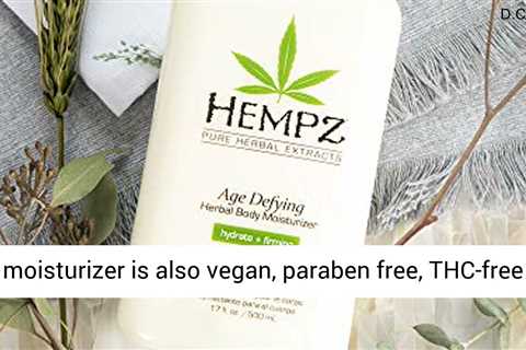 Hempz Body Moisturizer – Daily Herbal Moisturizer, Shea Butter Anti-Aging Body Moisturizer