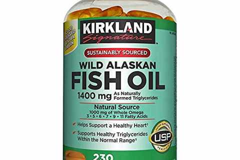 Kirkland Signature Expect More Wild Alaskan Fish Oil 1400 mg, 230 Softgels