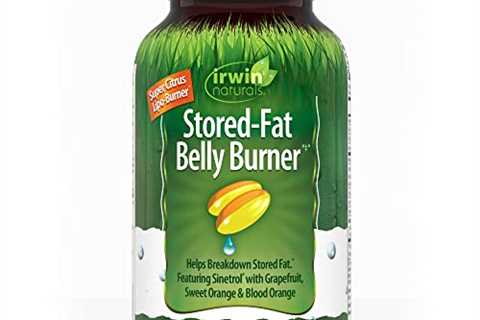 Irwin Naturals Stored-Fat Belly Burner - with Sinetrol, Grapefruit, Sweet Orange  Blood Orange - 60 ..