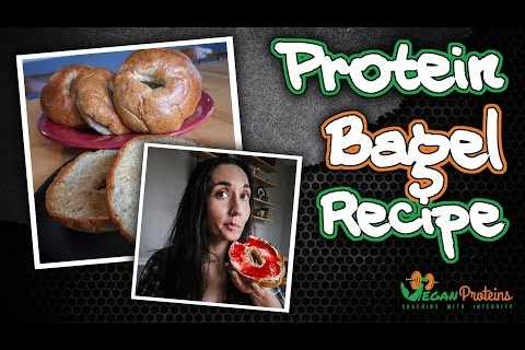 Vegan Protein Bagel Recipe | Vegan Proteins