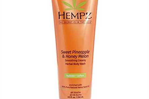Hempz Herbal Body Wash for Women, Sweet Pineapple  Honey Melon, 8.5 fl. oz. - Creamy, Hydrating..