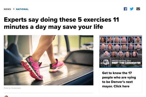 Reducing Risk of Cardiovascular Disease and Cancer: Just 150 Minutes of Moderate Activity Each Week