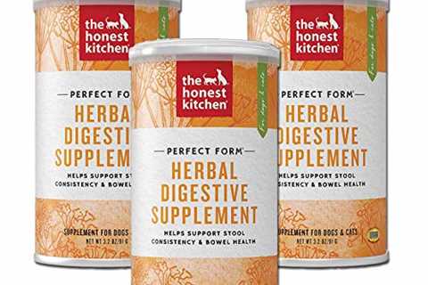 Honest Kitchen The Herbal Digestive Supplement Pet Food for Cats and Dogs, 3.2 oz (3-Pack)