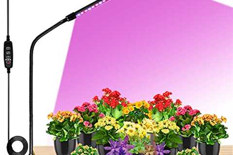Grow Light Plant Light 20W Growing Lamp 9 Dimmable Level Full Spectrum Grow lamp with Auto On/Off..