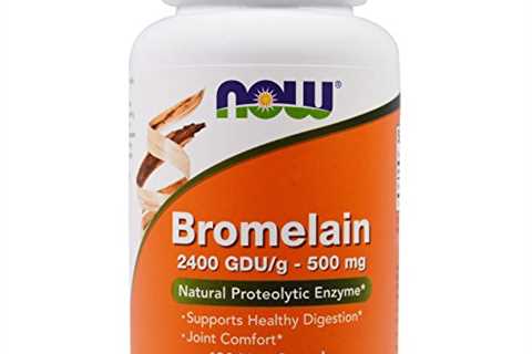 Now Foods Bromelain 2400Gdu/500mg, 120 Vcaps (Pack of 2)