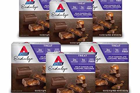Atkins Endulge Treat Milk Chocolate Caramel Squares. Smooth  Decadent. Keto-Friendly. (90 Pieces)