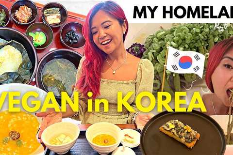 VEGAN IN KOREA 🇰🇷 Visiting My Home Country For the First Time in 11 Years! Vlog #1