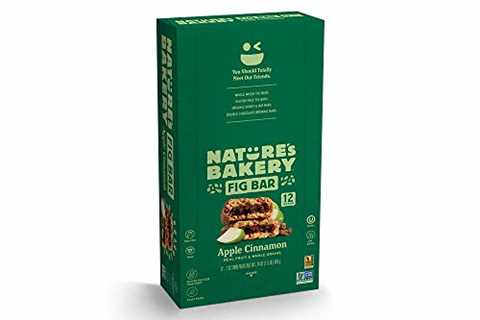 Nature's Bakery Whole Wheat Fig Bars, Apple Cinnamon, 1- 12 Count Box of 2 oz Twin Packs (12 Packs),..