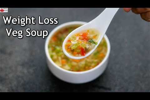 Weight Loss Soup – Veg Soup Recipe For Dinner – Healthy Diet Soup | Skinny Recipes