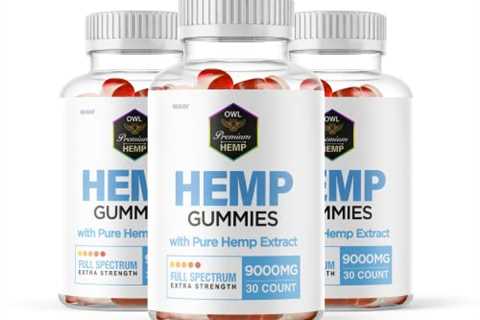 (3 Pack) Owl Premium Hemp Gummies, Original Formula, 3 Month Supply