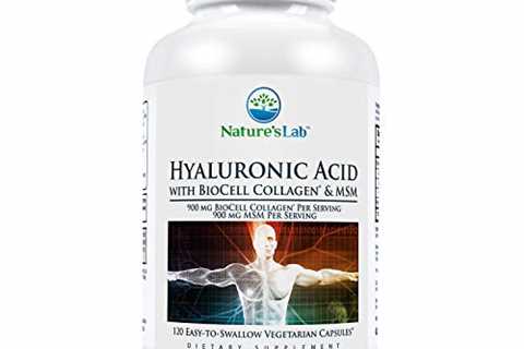 Hyaluronic Acid with Biocell Collagen and MSM - 120 Capsules (40 Day Supply) Skin Hydration, Joint..