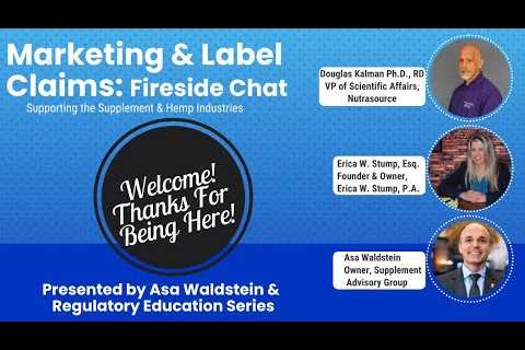 Supplements & Hemp Products: Label & Marketing Claims (Full Webinar)