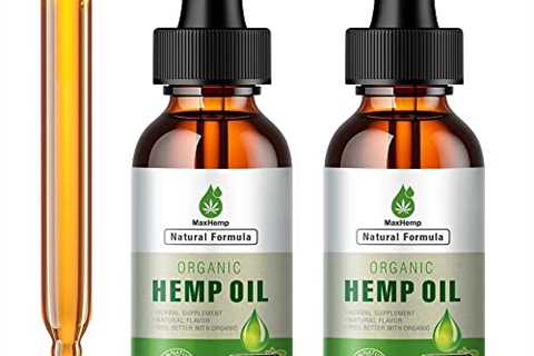 (2 Pack) High Potency Hemp Oil for Pain Relief and Inflammation - 2,800,000 MG Extra Strength Hemp..