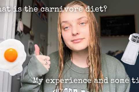 my experience with the carnivore diet