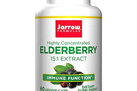 Jarrow Formulas, Elderberry Veggie Capsules, 350 mg, 60 Count