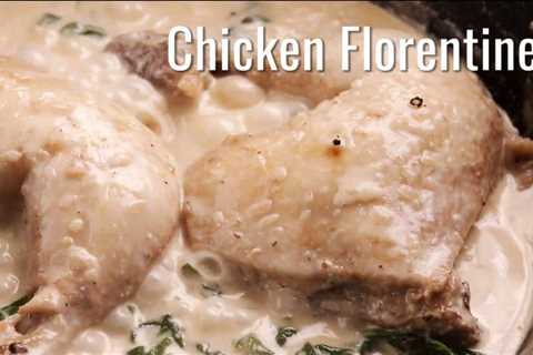Keto Diet Chicken Florentine Recipe