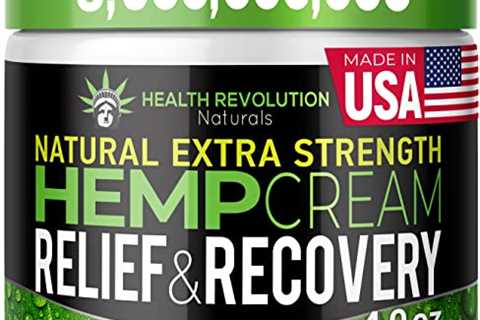 Extra Strength Hemp Cream Pain Relief Rub â Only 3rd Party Tested Product To Verify..
