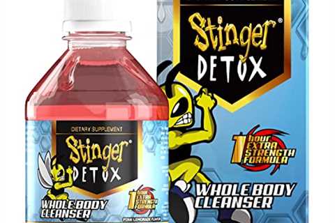 Stinger Detox Whole Body Cleanser 1 Hour Extra Strength Drink â Pink Lemonade â 8 FL OZ