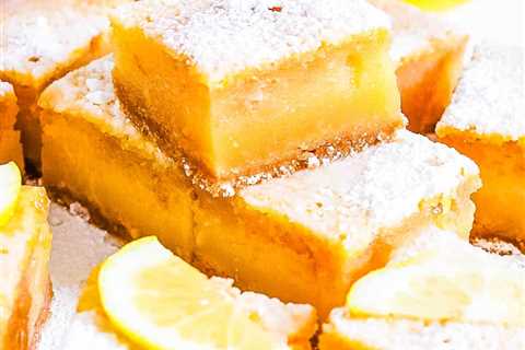 Lemon Bars With Graham Cracker Crust