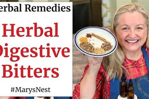 How to Make Digestive Bitters - DIY Digestive Enzymes - The BEST Way to Improve Your Digestion