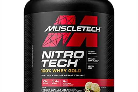 Whey Protein Powder | MuscleTech Nitro-Tech Whey Gold Protein Powder | Whey Protein Isolate..