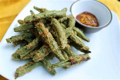 Crispy Green Bean Fries [Baked + Air Fryer]