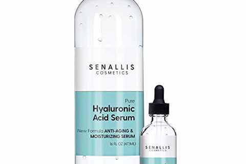 Hyaluronic Acid Serum 16 fl oz And 2 fl oz, Made From Pure Hyaluronic Acid, Anti Aging, Anti..