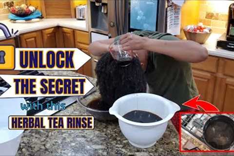 How to Make Herbal Tea Rinse for Strong and Healthy Hair | Potential Hair Growth Booster