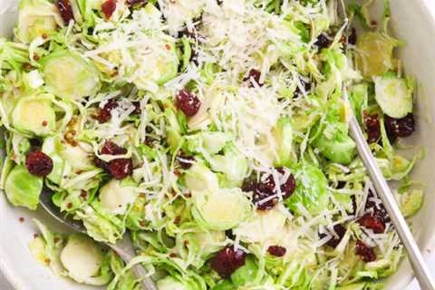 Healthy Brussels Sprout Salad