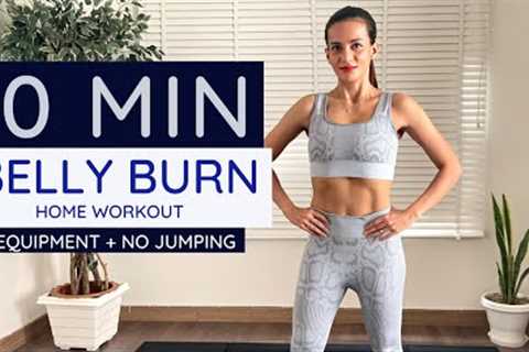 10 Minute Belly Home Workout (No Jumping + No Equipment)