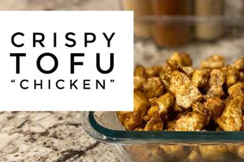How to Make Tofu Taste Like Chicken | Vegan Tofu Recipes Oil-Free Plant-Based￼