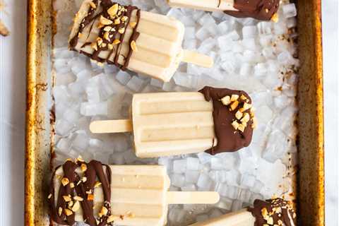 Peanut Butter Banana Popsicles