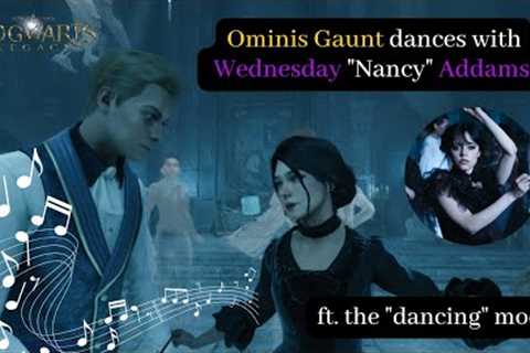 Ominis Gaunt dances with Wednesday Nancy Addams | Hogwarts Legacy