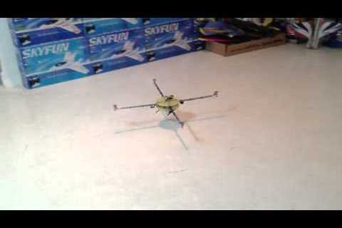 Single Motor variable pitch Quad Copter