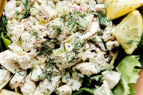 Dill Pickle Chicken Salad (Easy Make-Ahead Lunch)