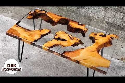 Epoxy Resin Table Art || Wood Projects | DAK Woodworking