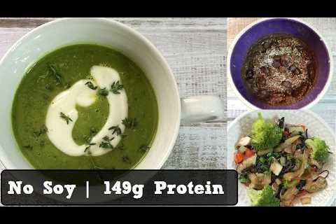 149g Vegan High Protein | NO SOY, NO MOCK MEAT | Bodybuilding Meal Prep
