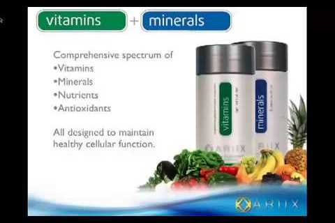Your Health and You â  The ARIIX Optimals Vitamins and Minerals  | Free Supplement Info