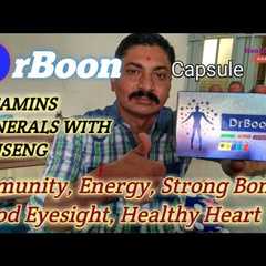Multivitamins and Minerals with Ginseng Supplements || DrBoon Capsules Review || Health Rank