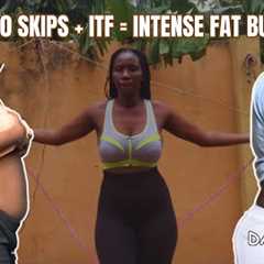 I tried the viral 7 day JUMP ROPE challenge + intermittent fasting! *fat burning*