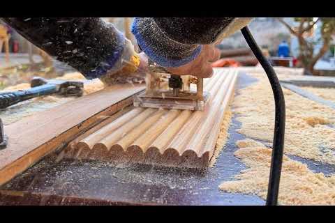 The Excellent Skills of a Carpenter to Create an Amazing Table // Creative Woodworking Projects