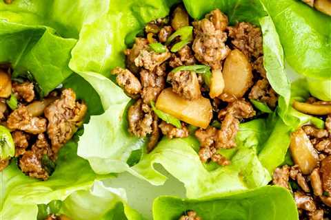 5-Ingredient Ground Turkey Lettuce Wraps