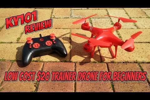KY101 Quadcopter Review | Low Cost $20 Trainer Drone for Beginners
