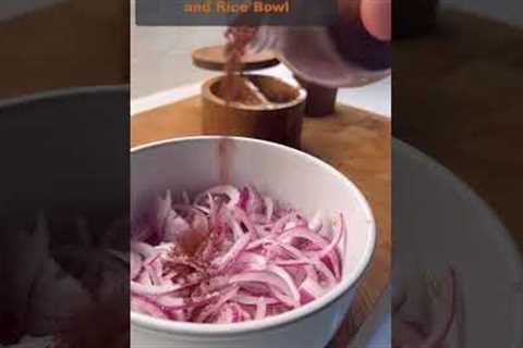 Cart Bowl Recipe with Rice and Sauce! #shorts