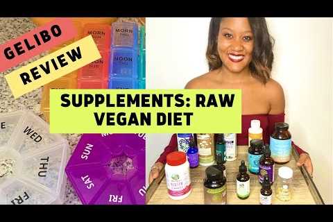 Supplements I Take on a Raw Vegan Diet | Gelibo Pill Organizer Unboxing + Review â¡