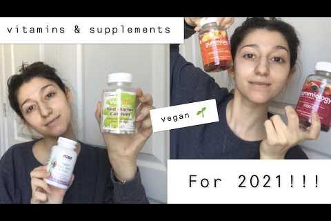 vegan vitamins and supplements for 2021 | iHerb haul