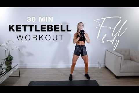 30 Min Full Body KETTLEBELL WORKOUT | Supersets